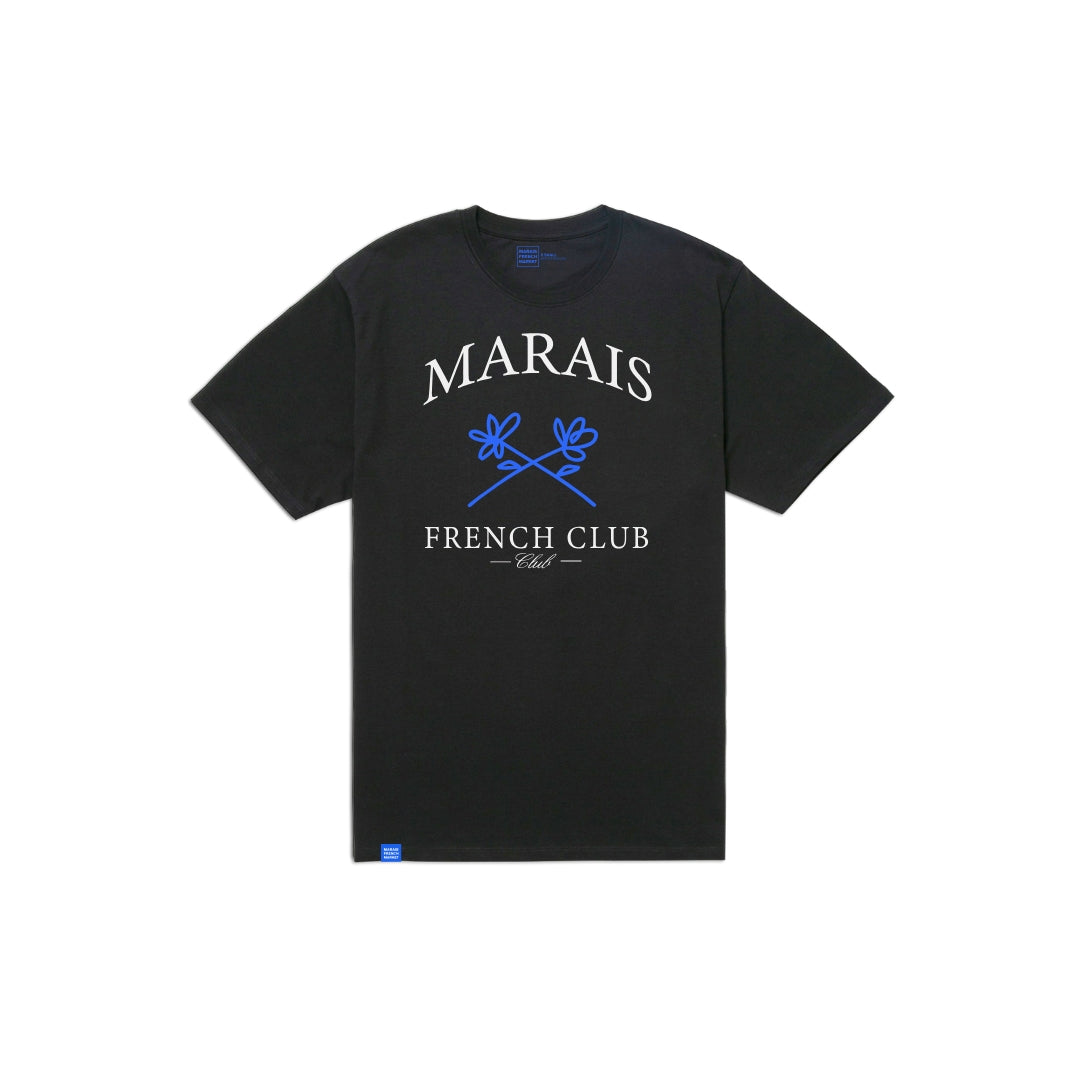 Marais French Club T-Shirt Black