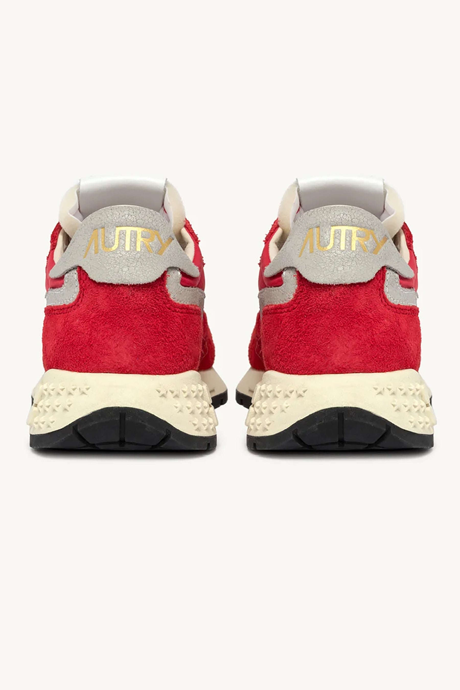 Zapatilla Autry Reelwind Low Sneakers - Red Nylon And Suede