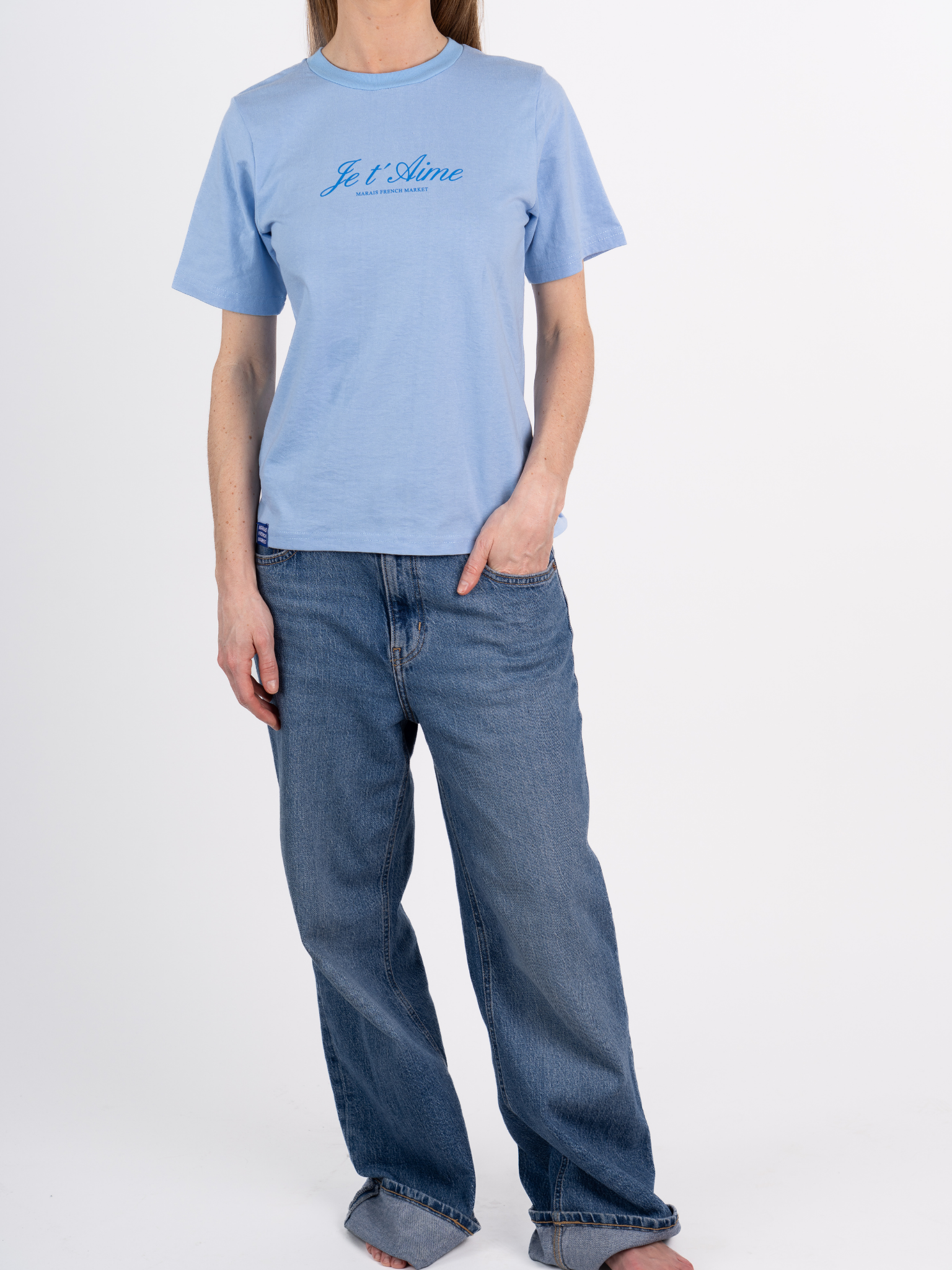 Marais Je T´Aime T-shirt Mujer Light Blue