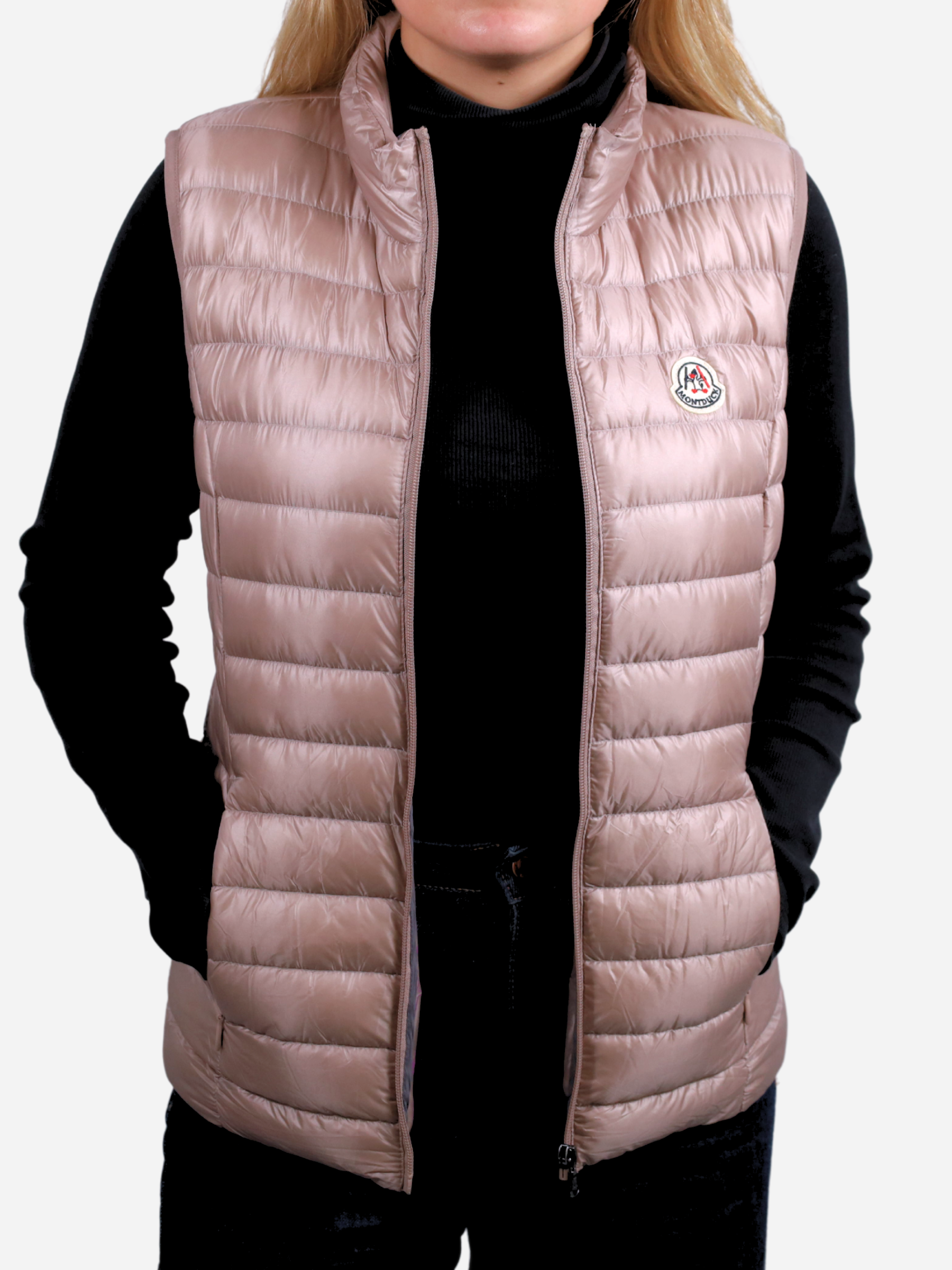 Women Vest Parka (No Hood) With Bag - Shadow