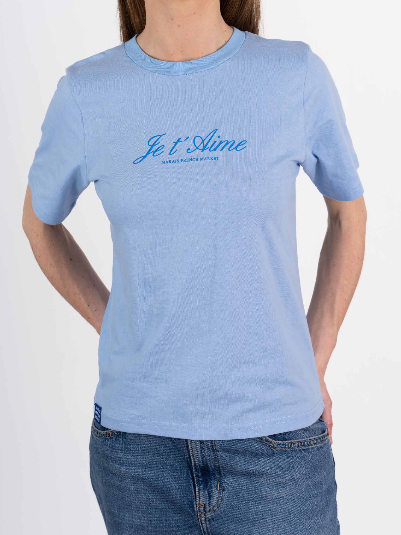 Marais Je T´Aime T-shirt Mujer Light Blue