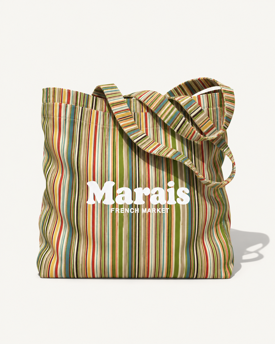 Tote Bag Marais Multicolor Stripes