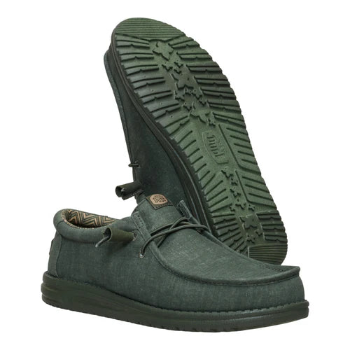 Zapatilla Wally Stretch Canvas Hombre - Deep Green
