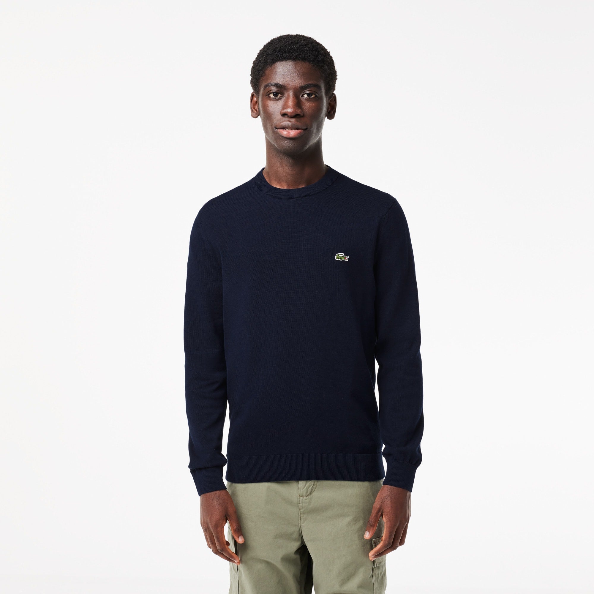 Lacoste Circle Sweater Navy