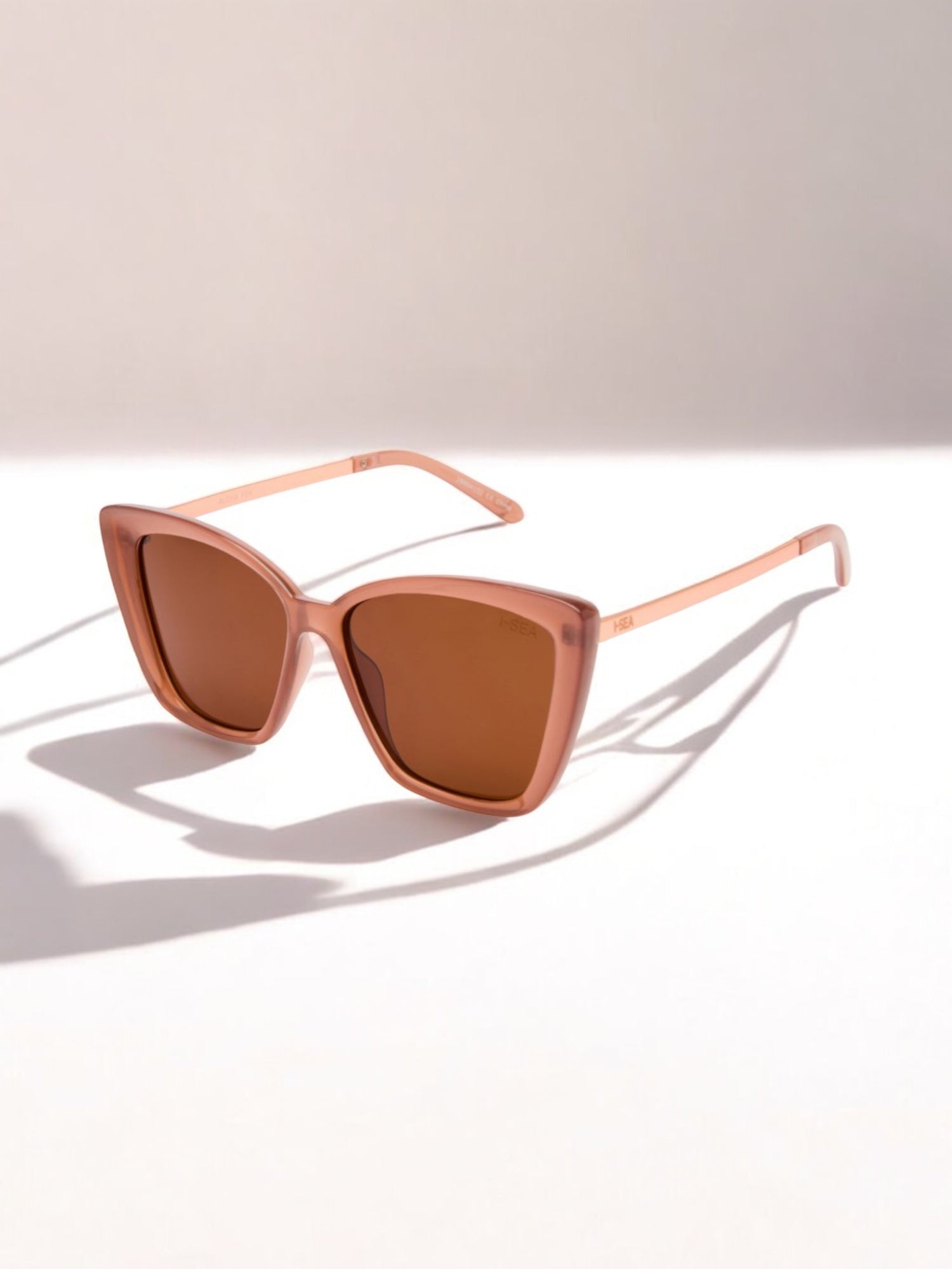 Aloha Fox - Dusty Rose / Brown Polarized Lens