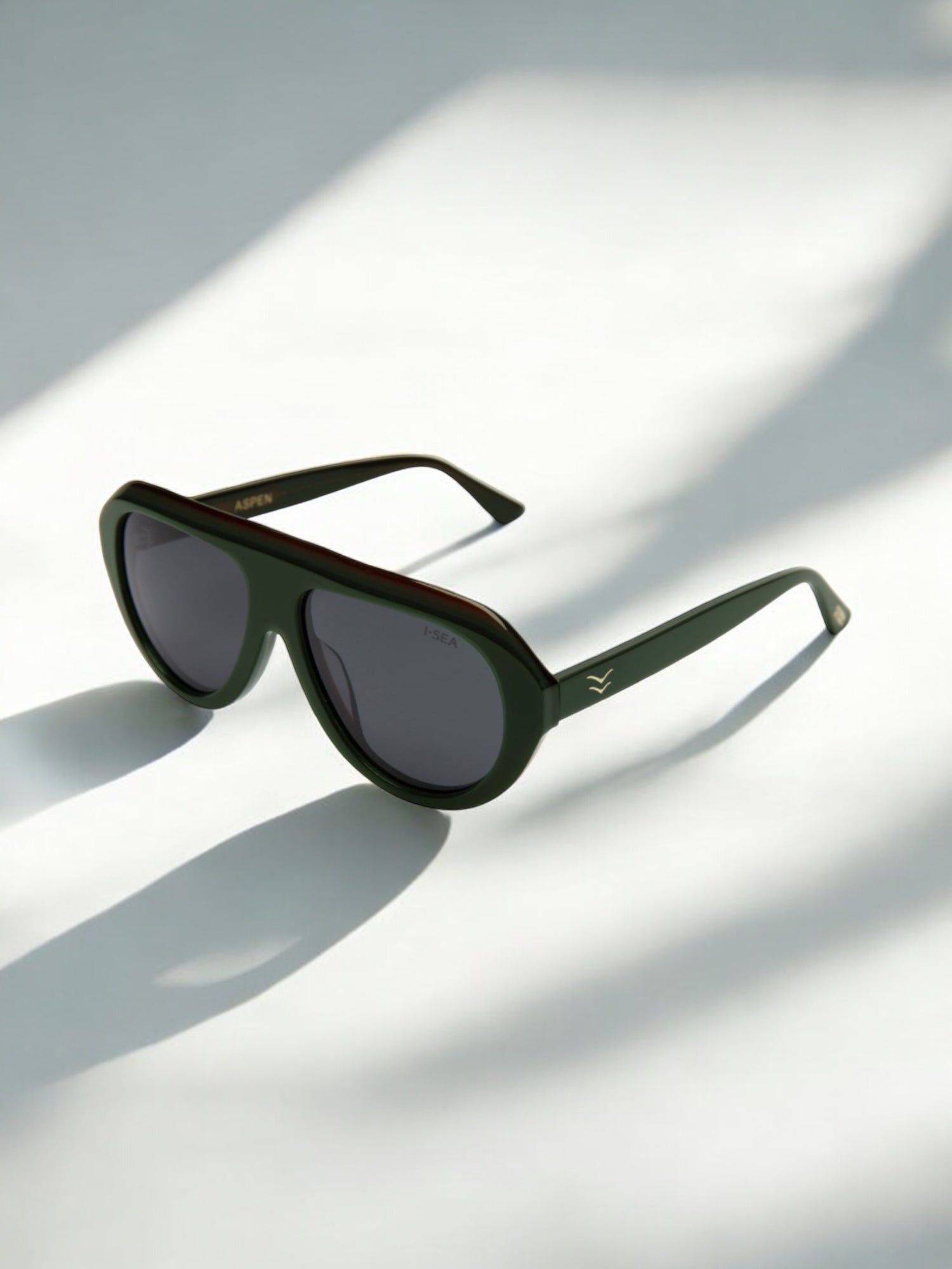 Aspen - Hunter Green / Smoke Polarized Lens