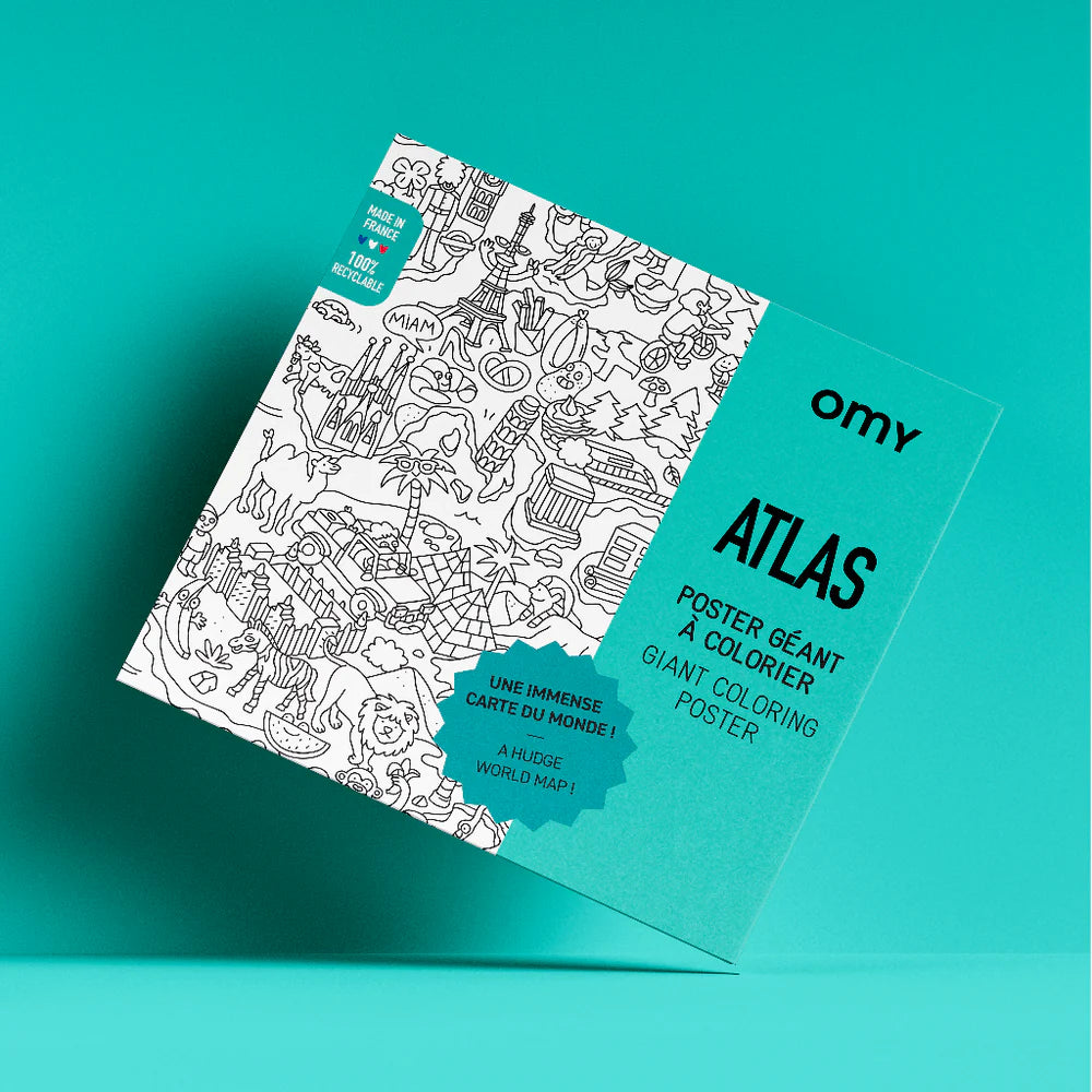 Atlas Coloring Poster