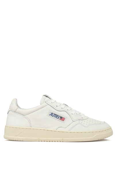 Zapatilla Autry Medalist Low Wom Leat/Leat - Wht/Wht 04