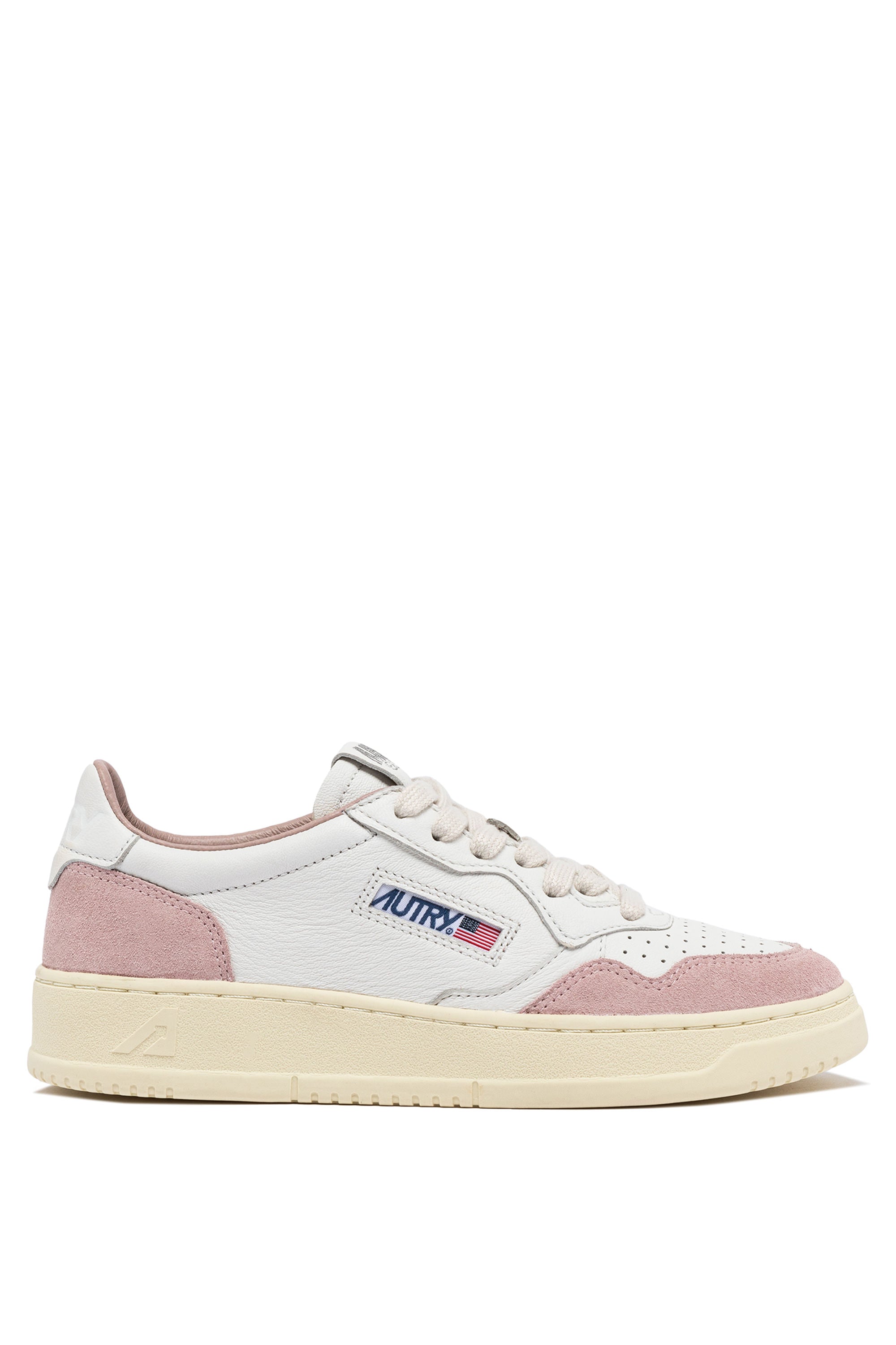 Medalist Low Wom Leat/Suede - Wht/Gold