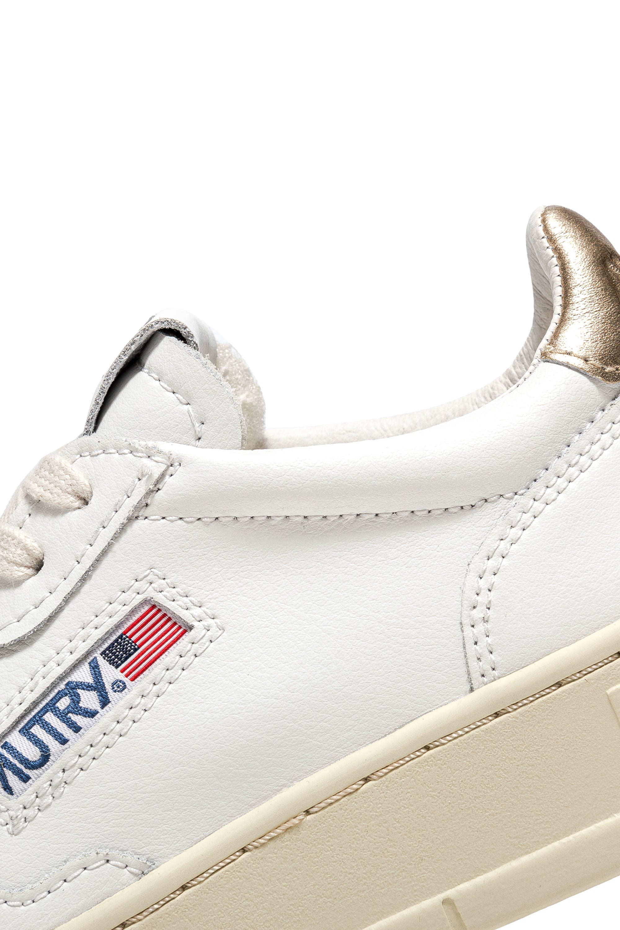 Medalist Low Wom Leat/Leat - Wht/Gold 06