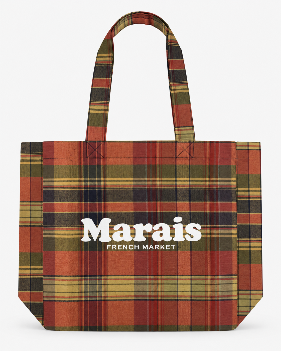 Tote Bag Marais Tartan Vintage