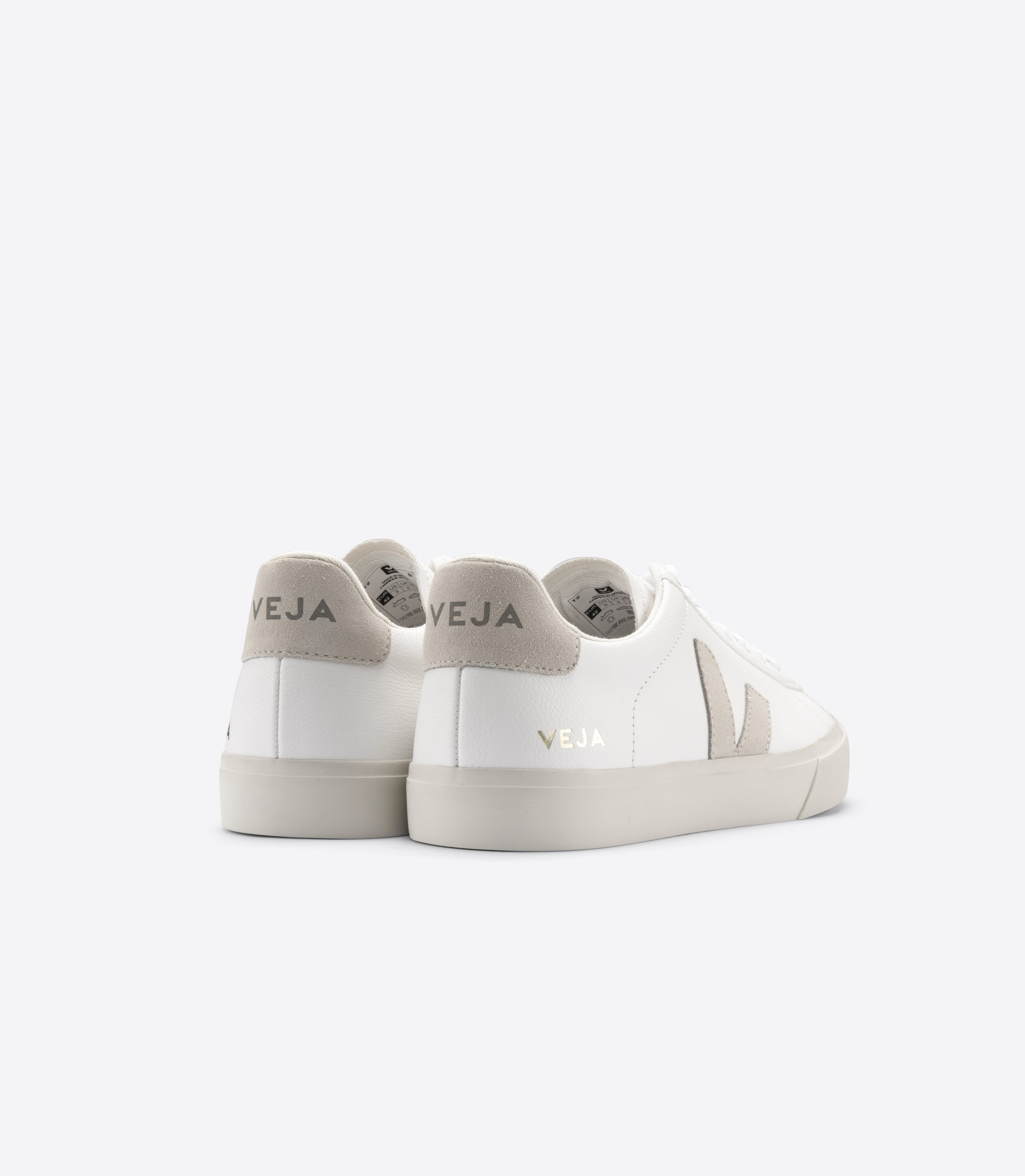 Zapatilla Campo Extra White Natural Suede