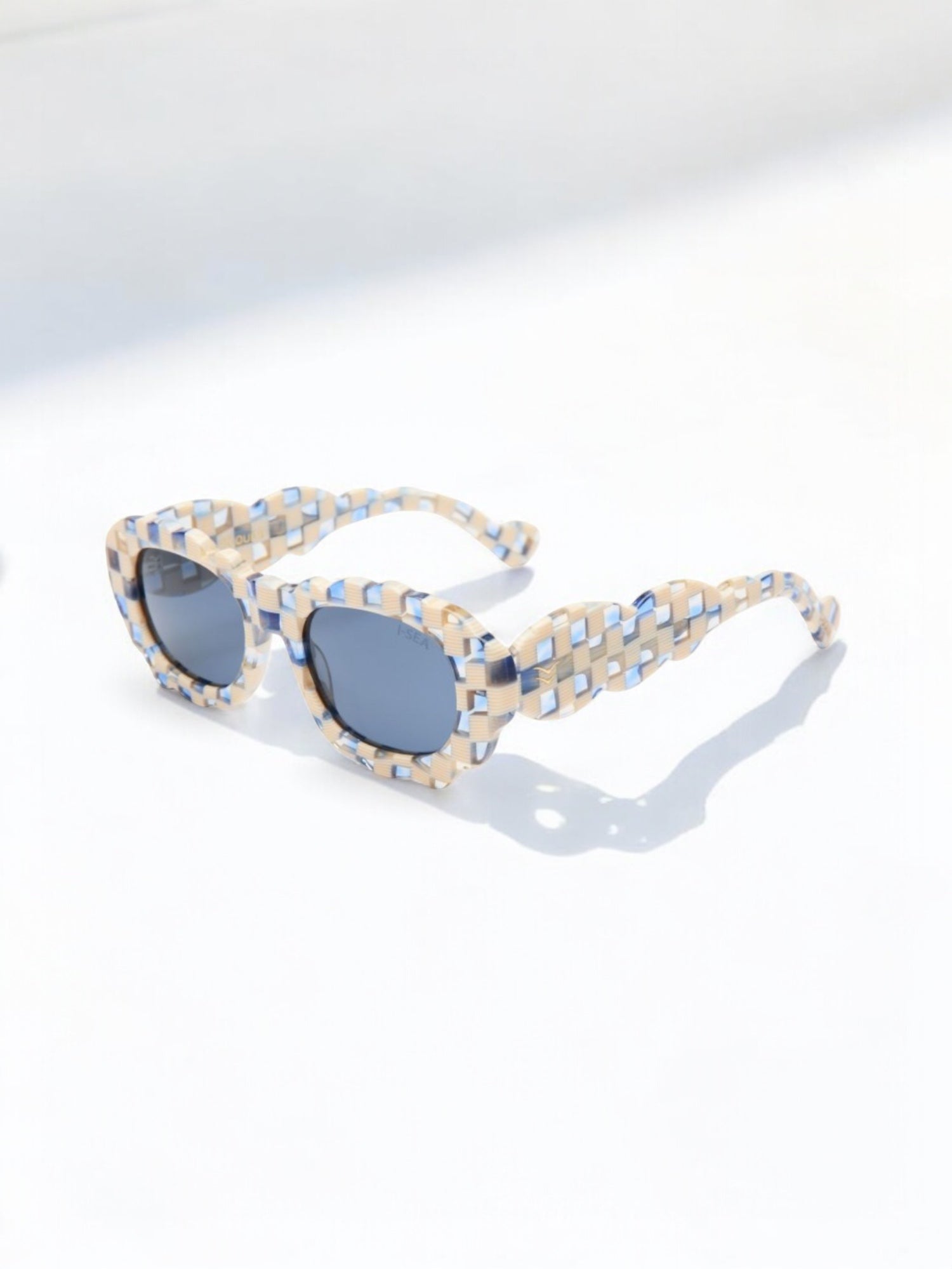 Cloud 9 - Check / Navy Polarized Lens