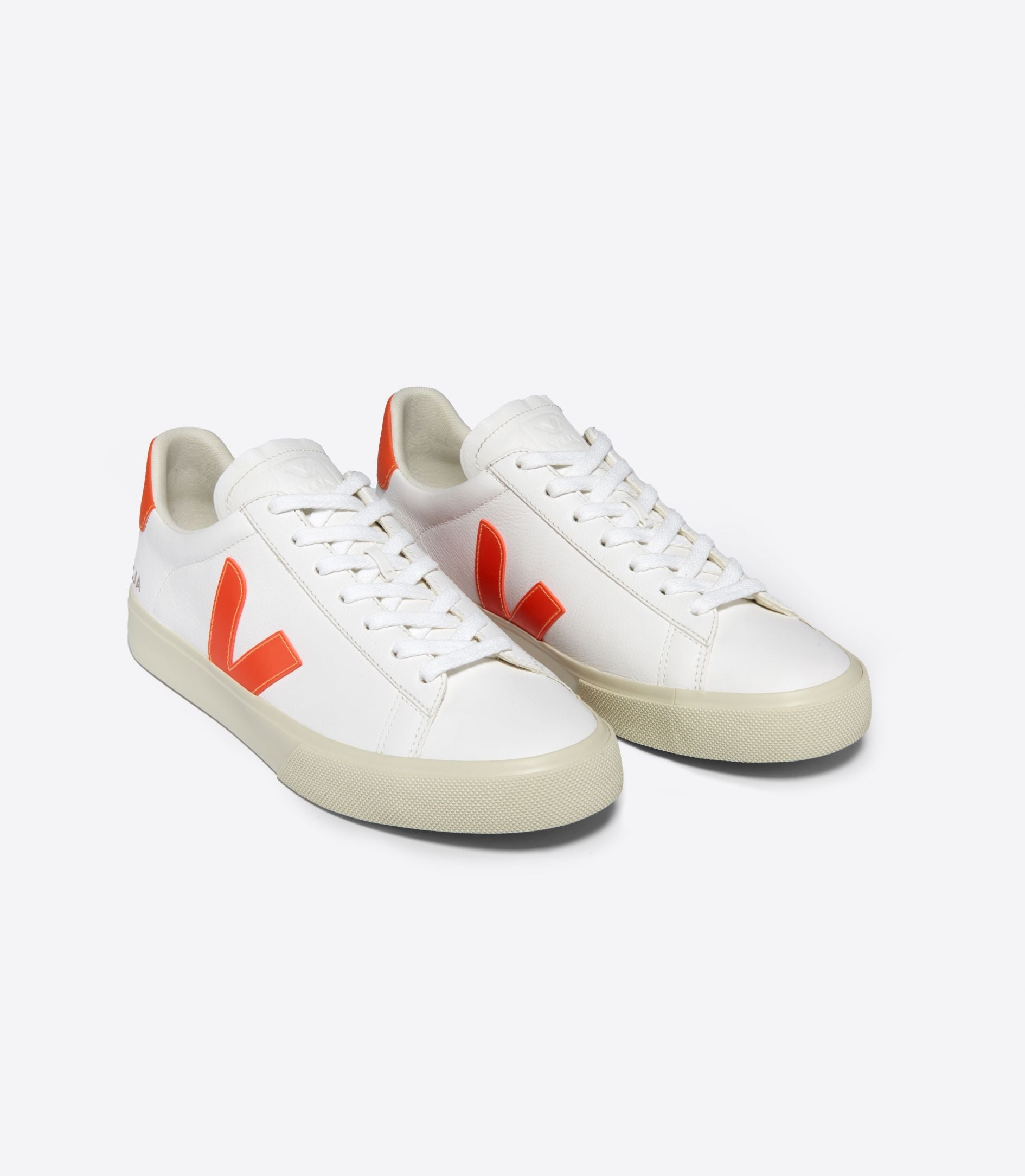 Zapatillas Veja Campo White Orange Fluo