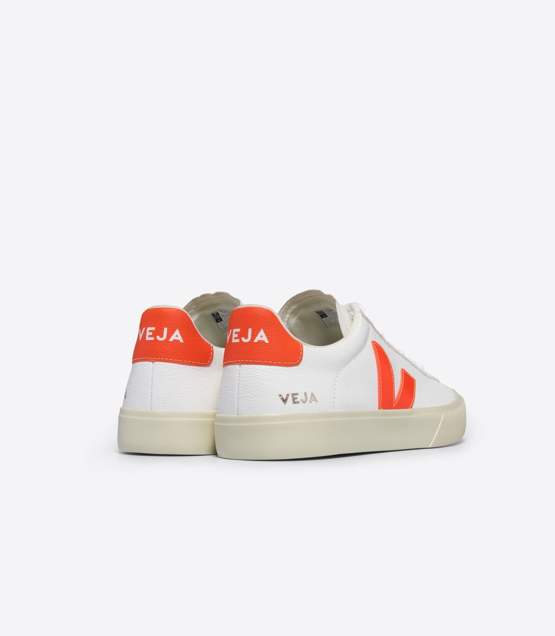 Zapatillas Veja Campo White Orange Fluo