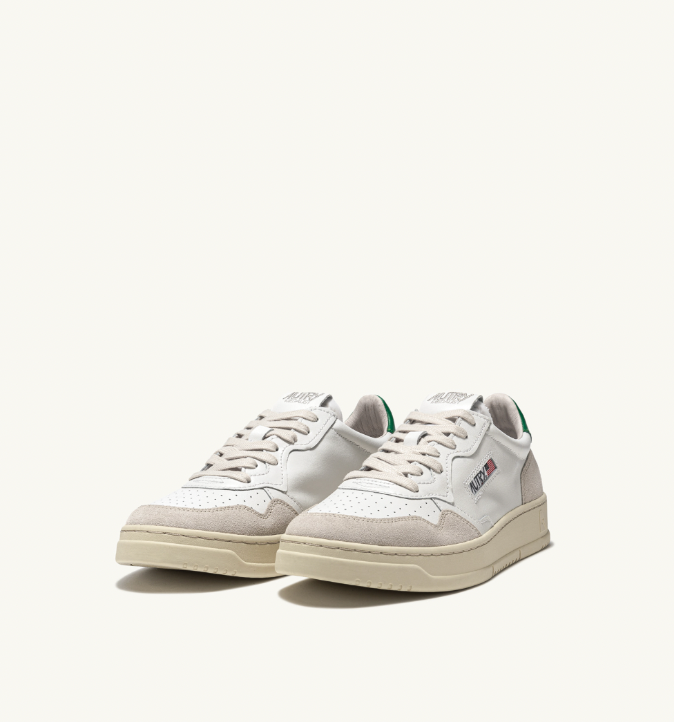 Zapatilla Autry Medalist Low Sneakers - White/ Beige Suede