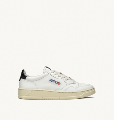 Zapatilla Autry Medalist Low Wom Leat/Leat - Wht/Black 21