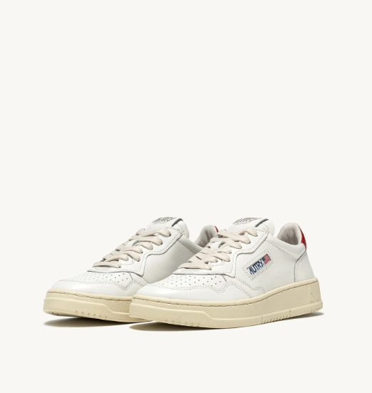 Medalist Low Man Leat/Leat - Wht/Red