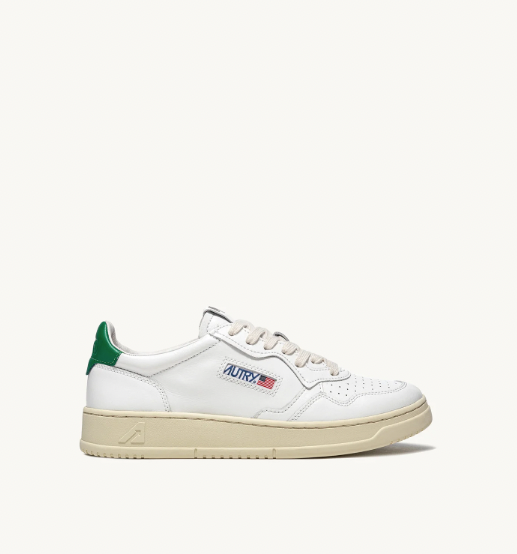 Medalist Low Man Leat/Leat - Wht/Green