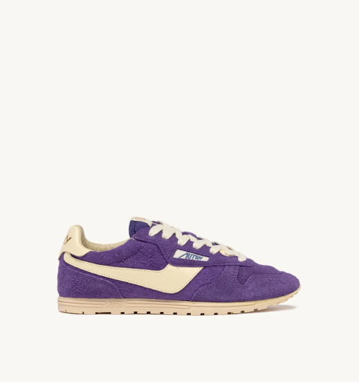 Windspin Low Wom Suede/Leat - Violet/Rut