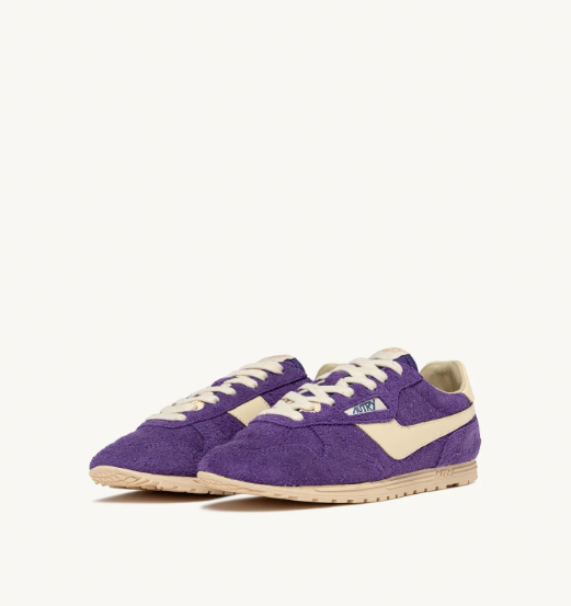 Windspin Low Wom Suede/Leat - Violet/Rut