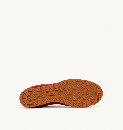 Zapatilla Autry Windspin Low Wom Suede/Leat - Red/Rut