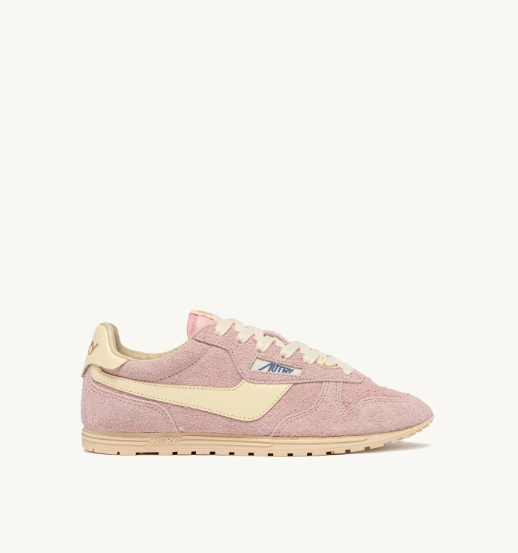 Windspin Low Wom Suede/Leat - Rose/Rut