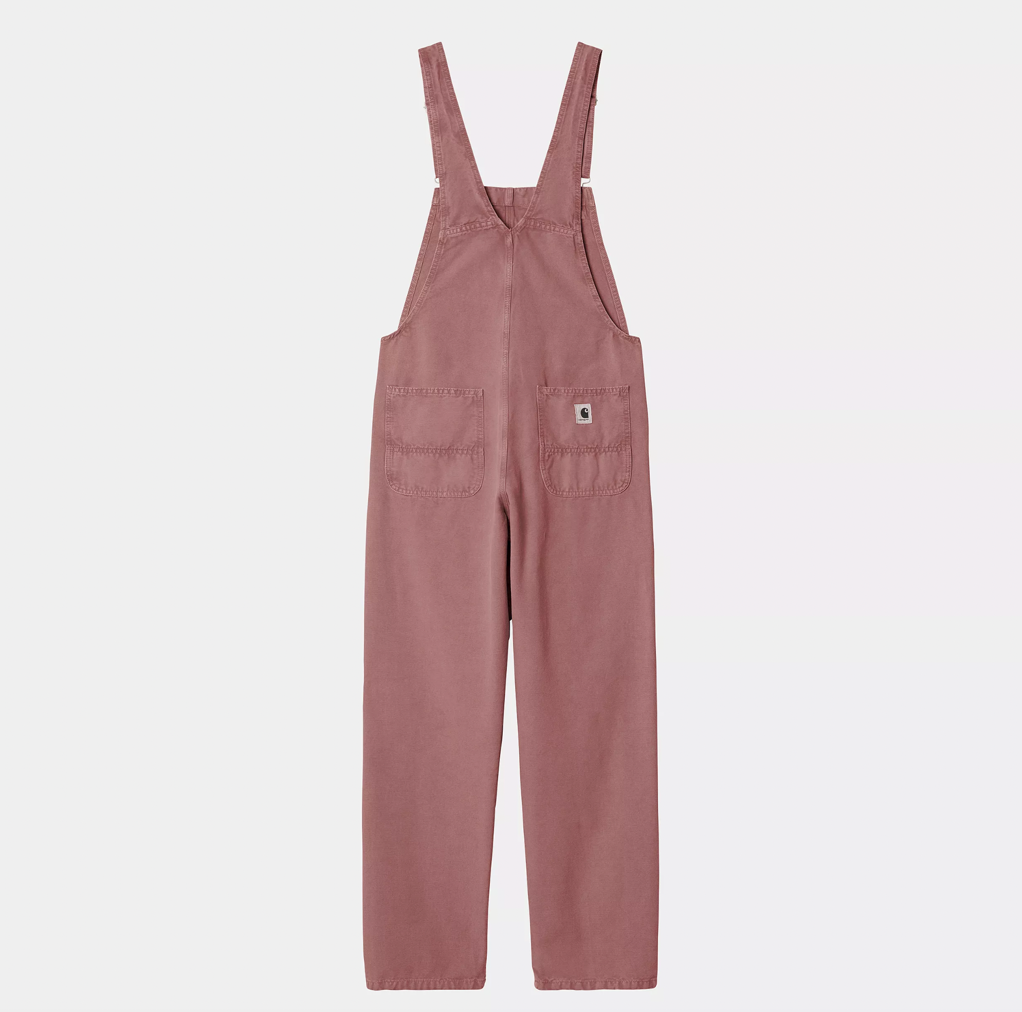 W' Bib Overall Straight Dusty Pink
