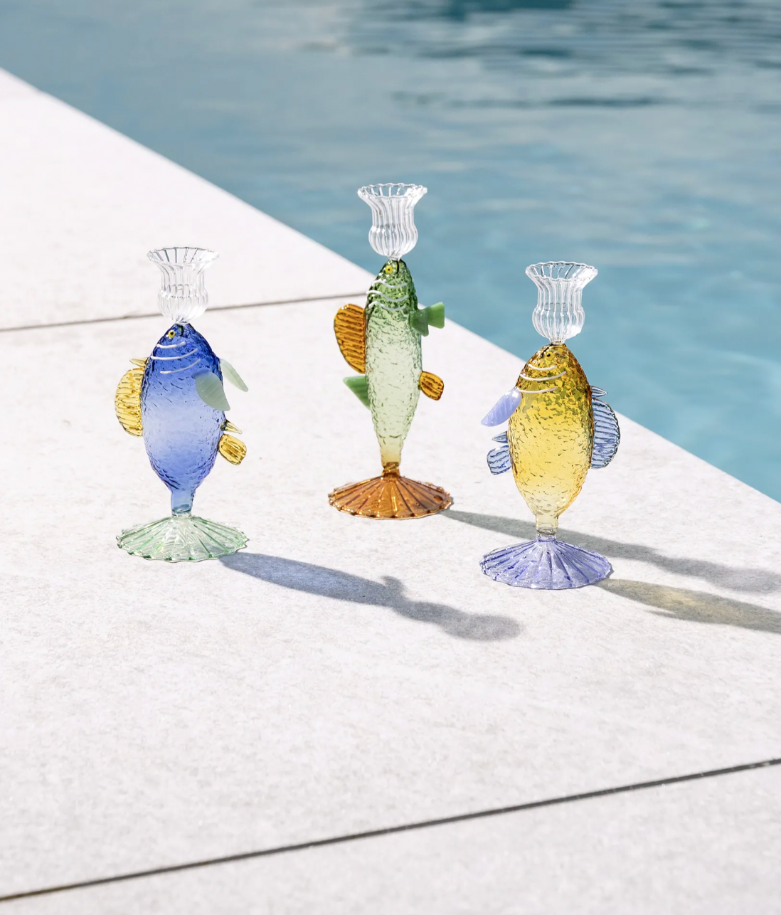 Portavelas Pez Amarillo