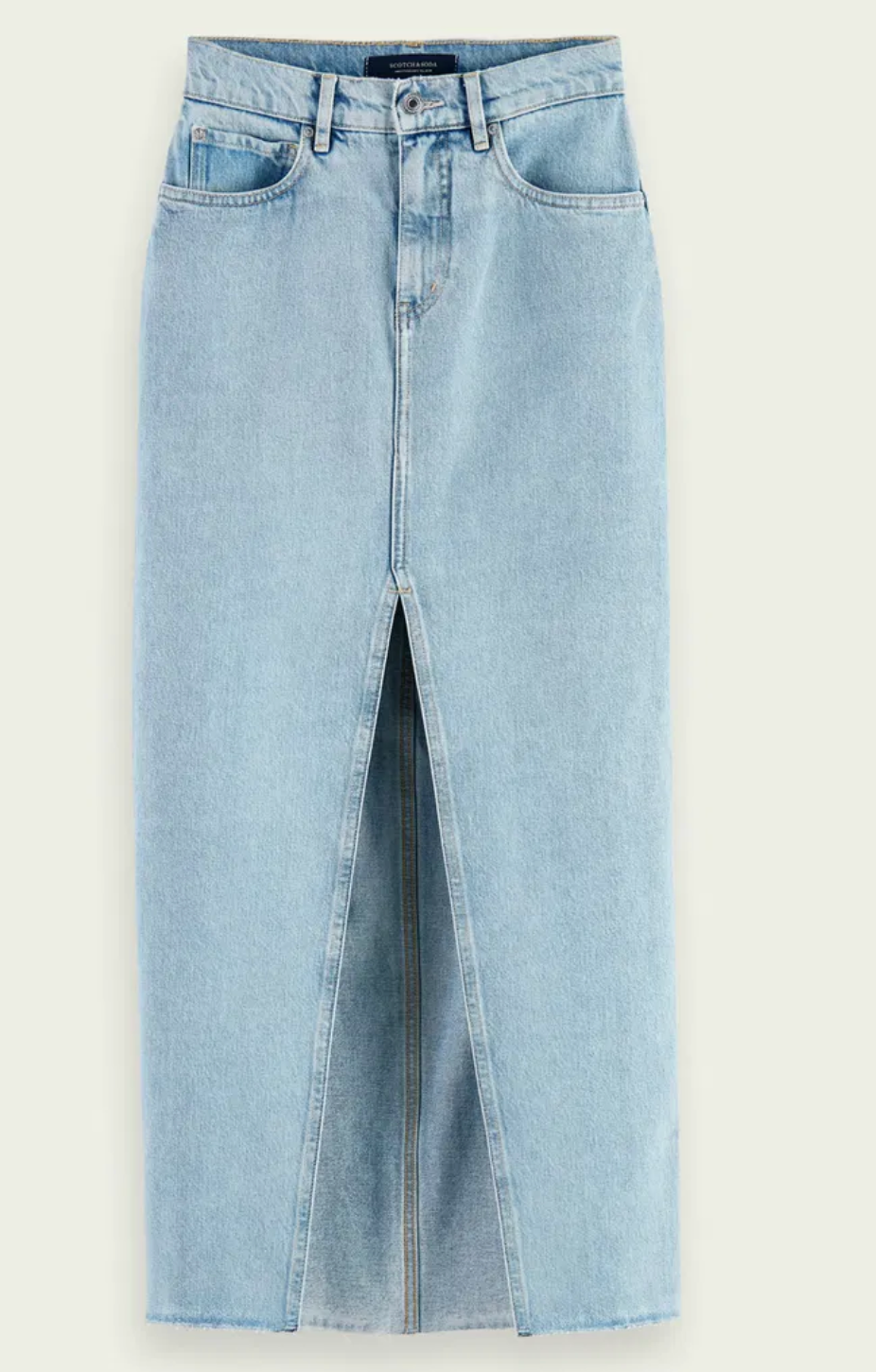 Scotch & Soda Denim Maxi Skirt Light Vintage