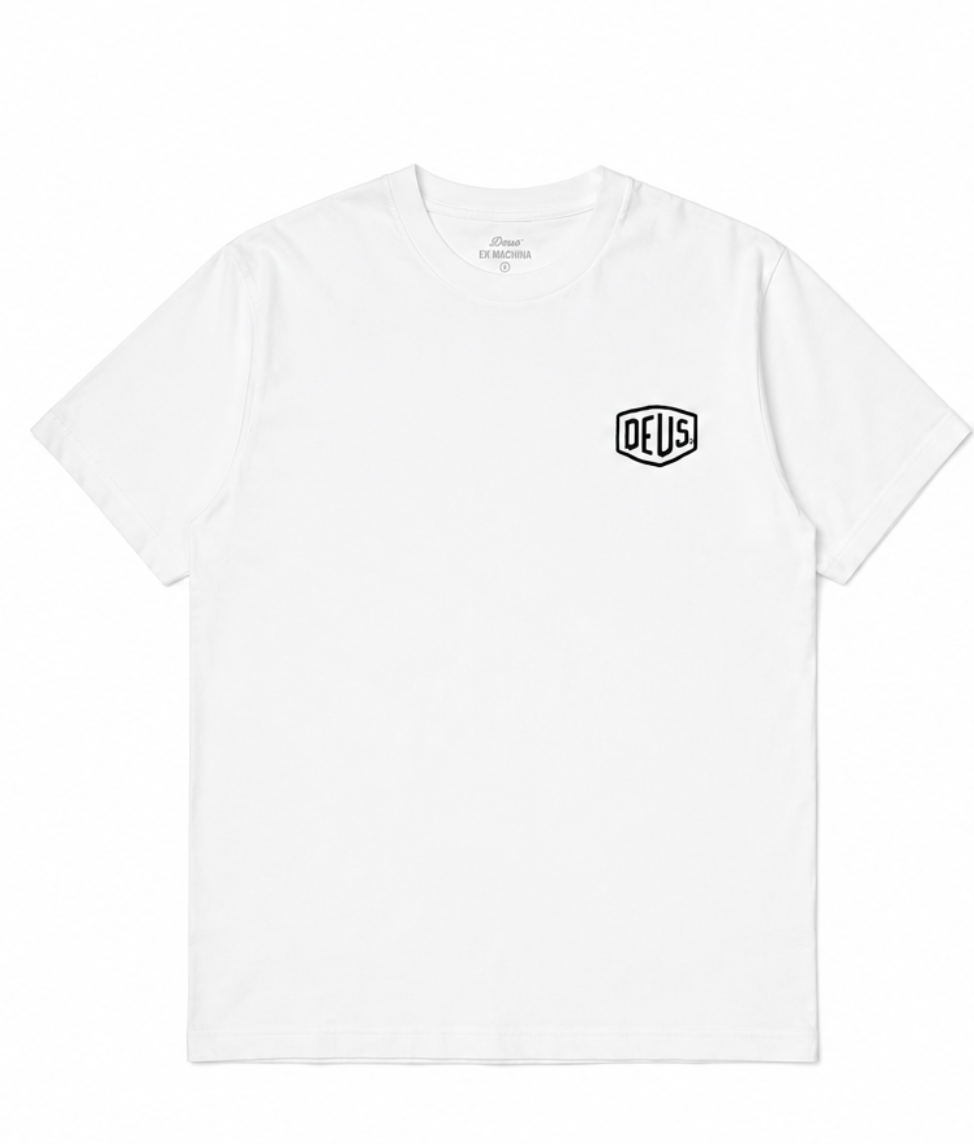 Deus Logo T-Shirt - White