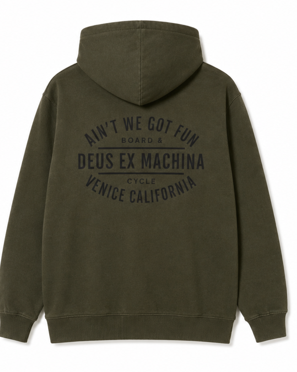 Deus Ain´t We Got Fun Hoodie - Forest