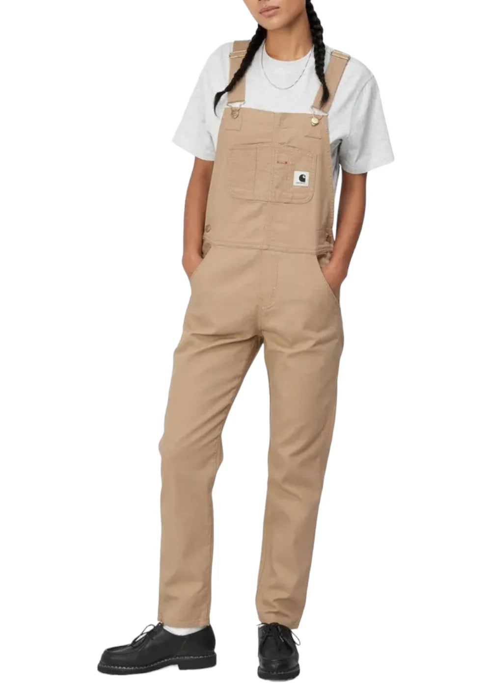 W' Bib Overall Dusty H Brown