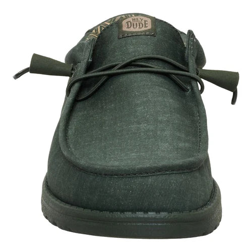 Zapatilla Wally Stretch Canvas Hombre - Deep Green