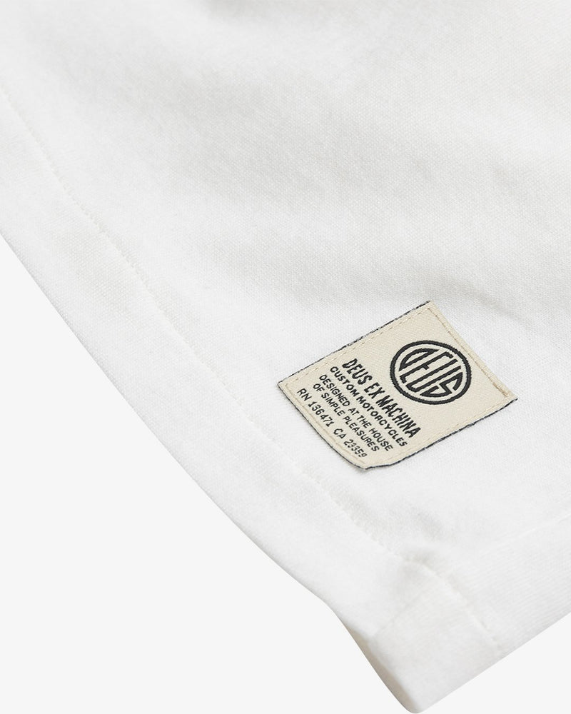 Military T-shirt Vintage White
