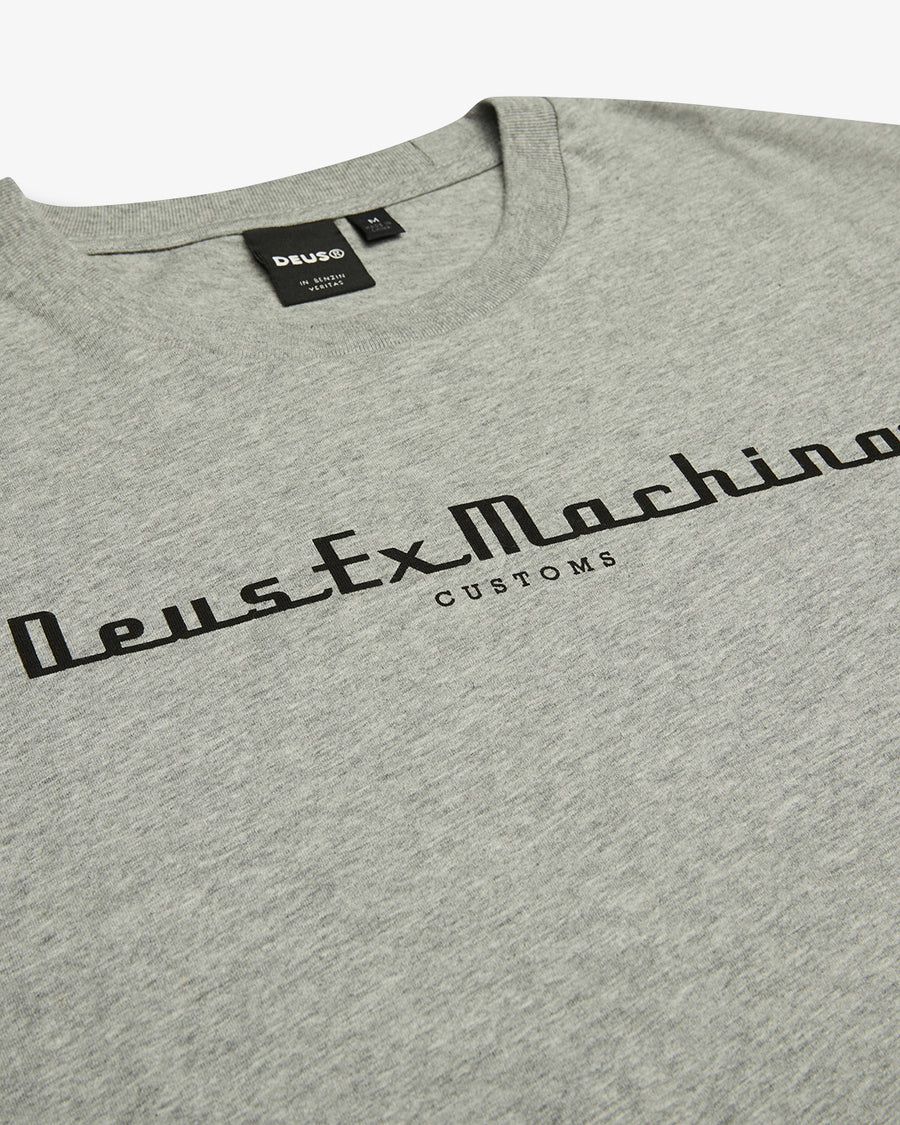 Delorean Tee Grey Marle