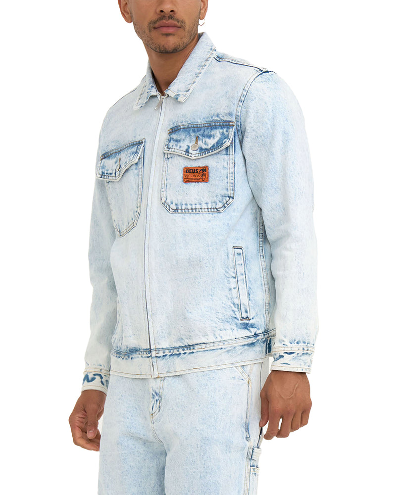 Ortiz Garage Jacket Light Blue Wash