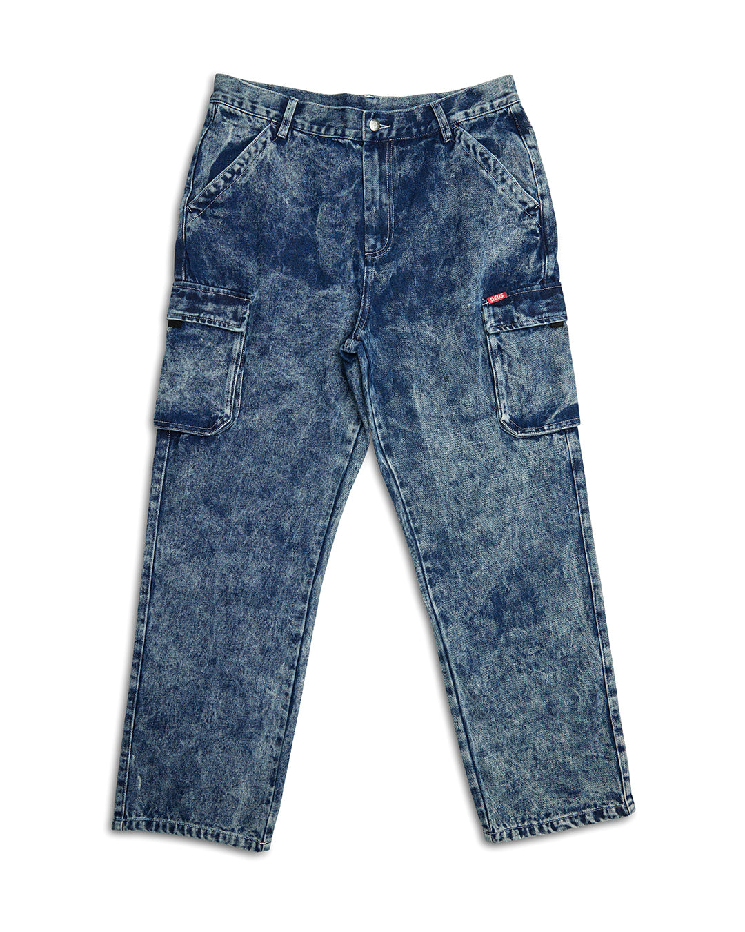 Burly Cargo Pant Mid Indigo