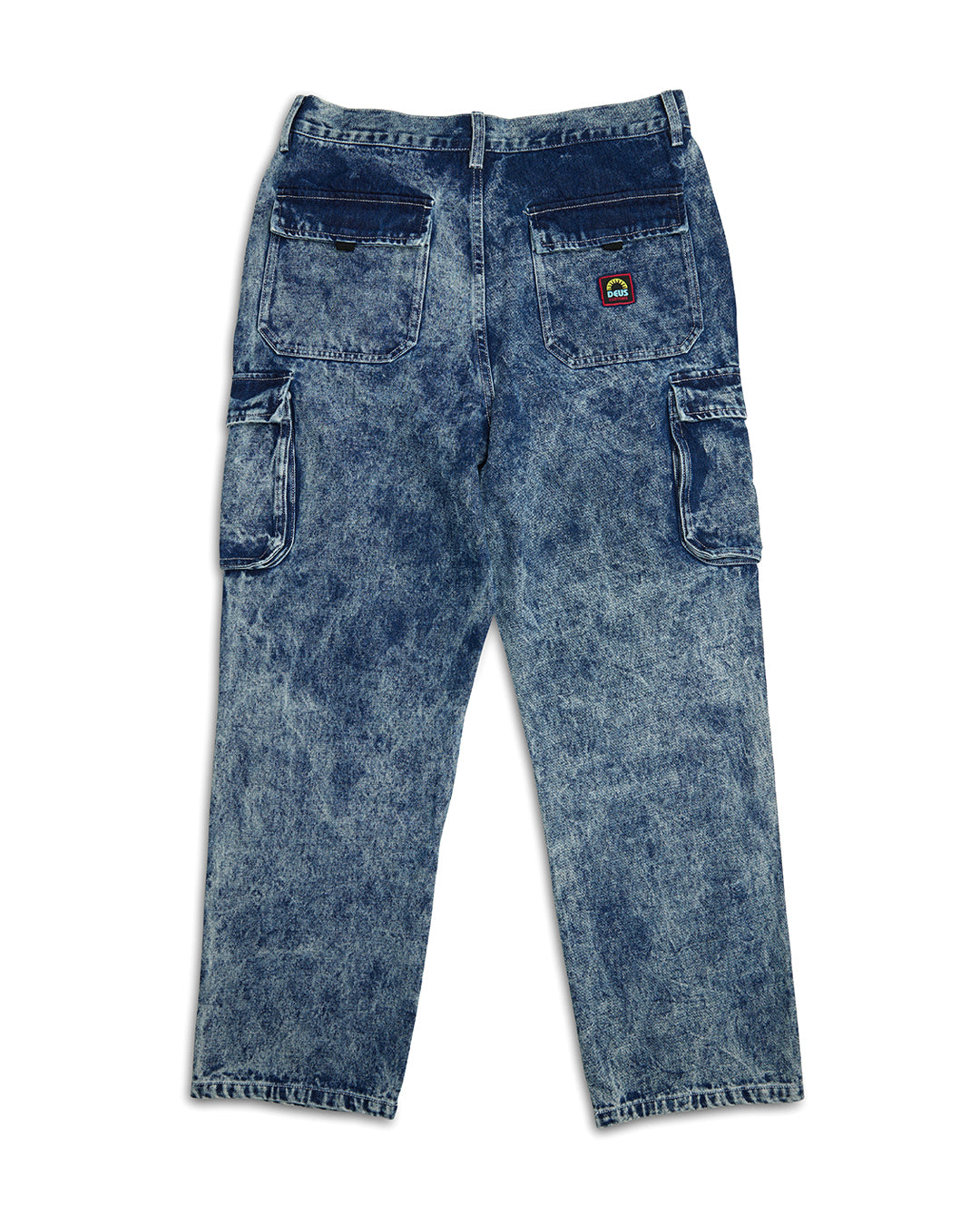 Burly Cargo Pant Mid Indigo