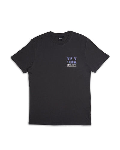 Polera Deus Ex Machina Beam Tee Graphic Negro Anthracite