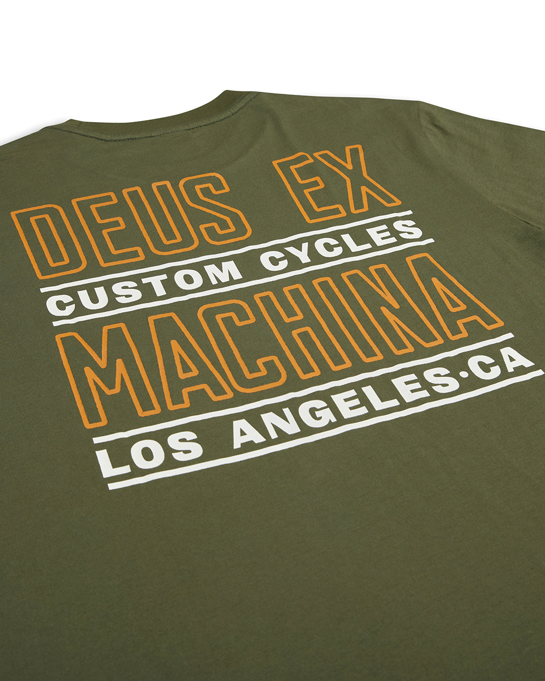 Polera Deus Ex Machina Beam Tee Graphic Verde Oliva