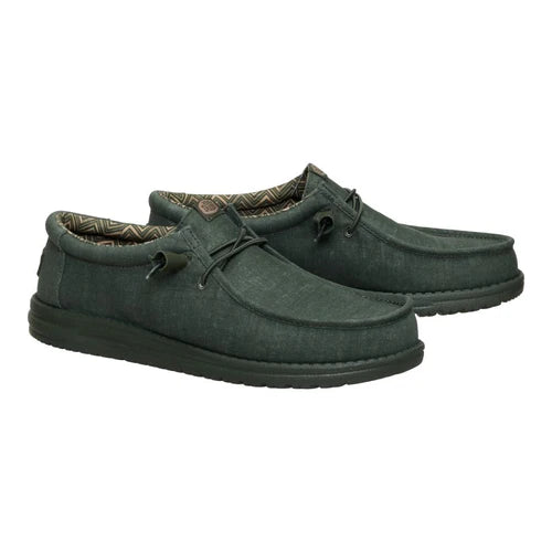 Zapatilla Wally Stretch Canvas Hombre - Deep Green