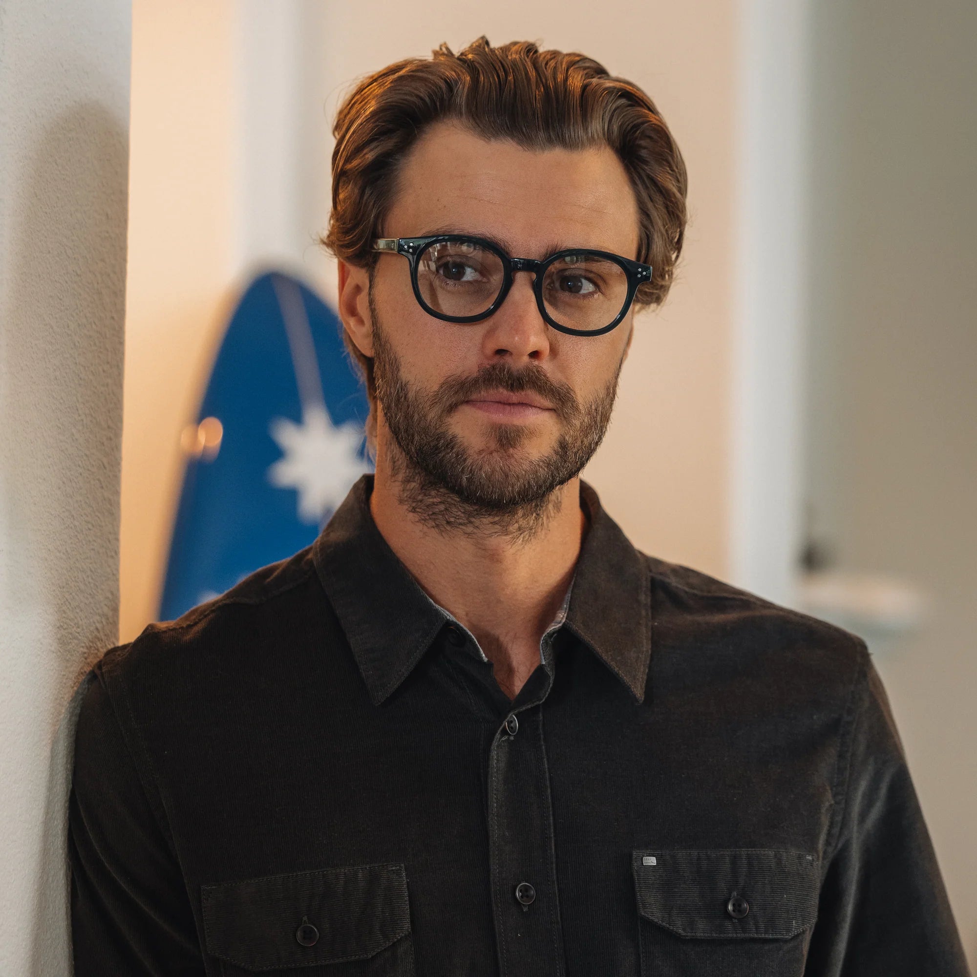 Hayden Reader Navy / Blue Light