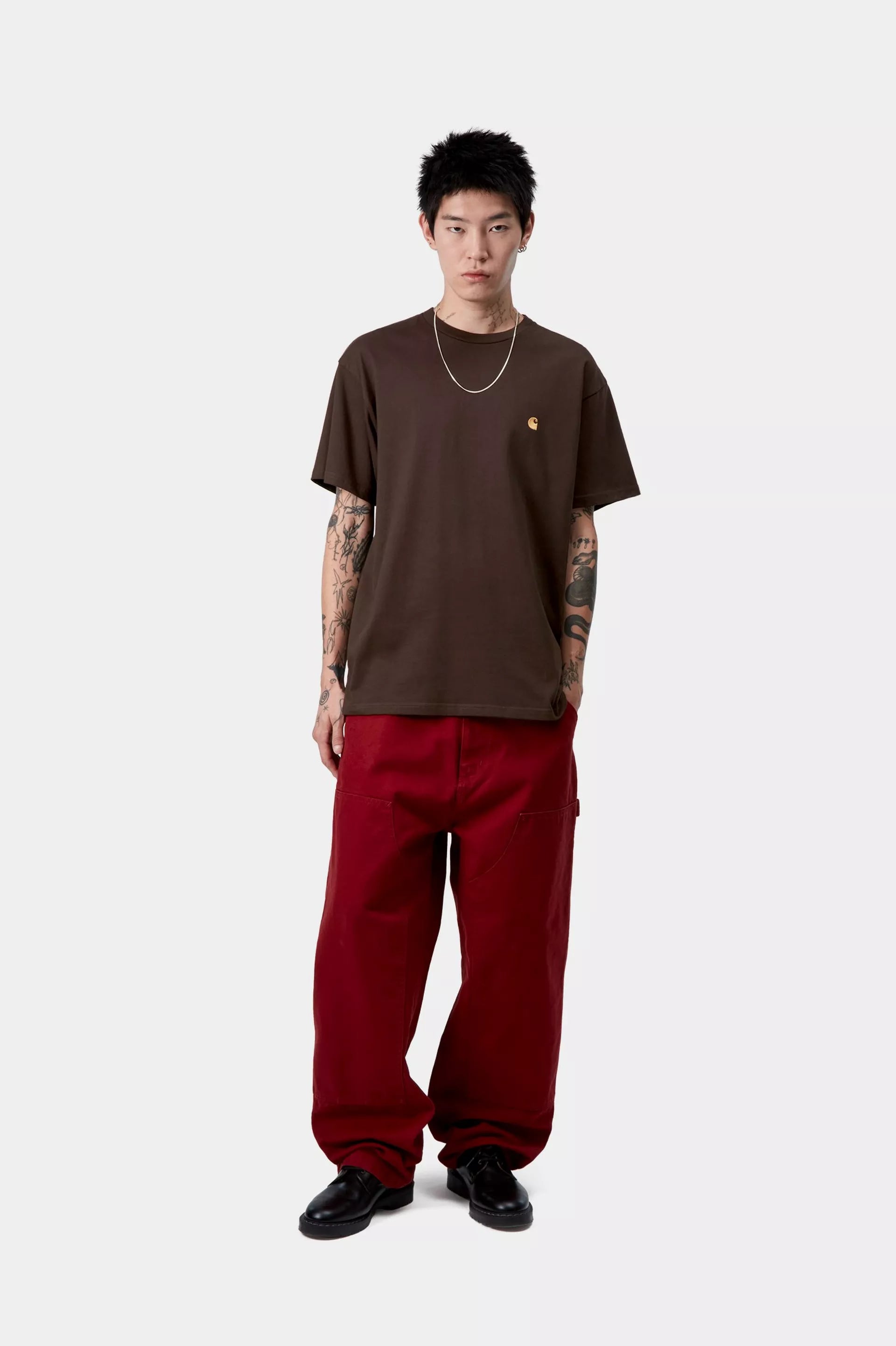 S/S Chase T-Shirt Tobacco / Gold