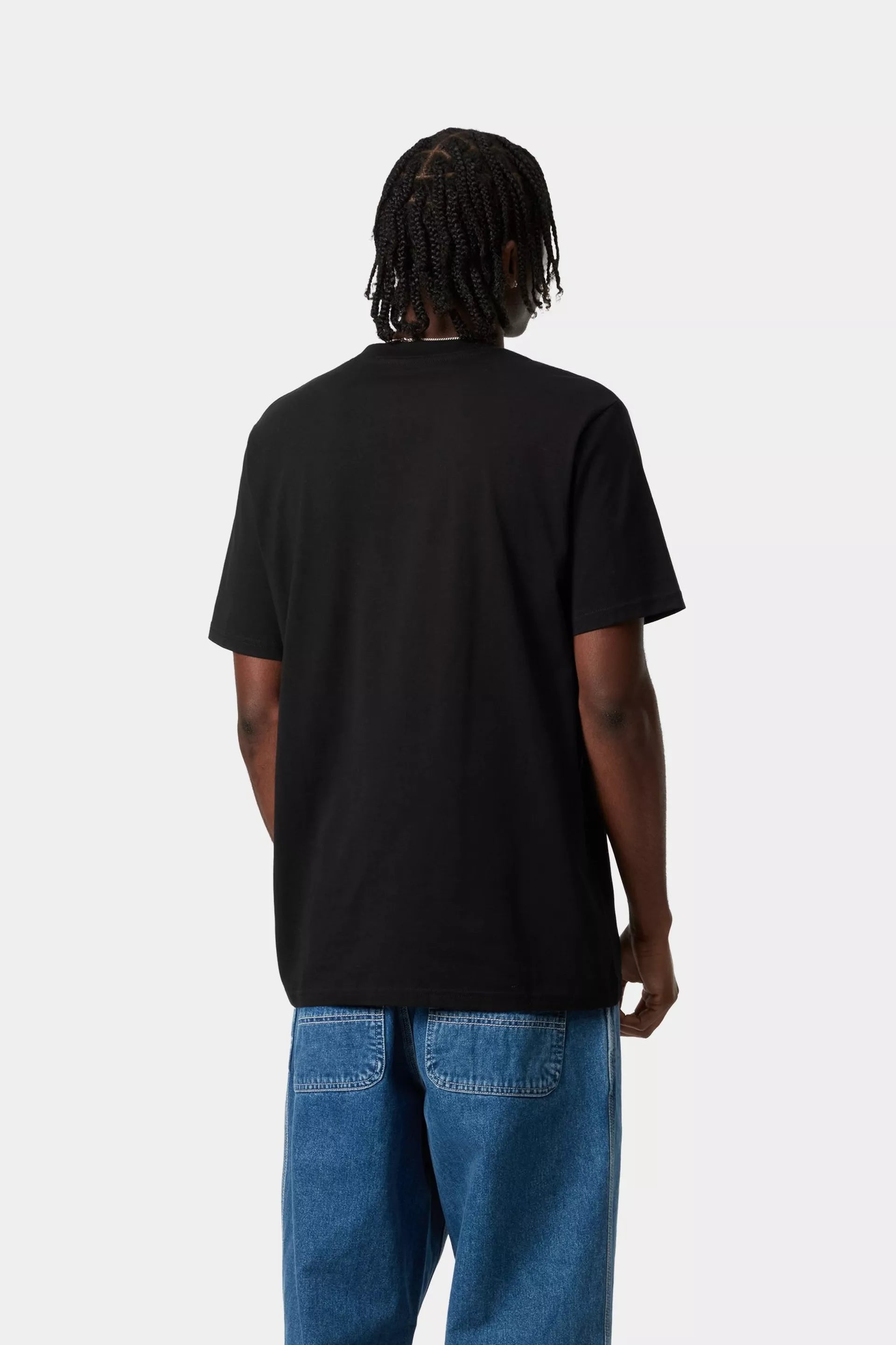 S/S Script T-Shirt Black / White