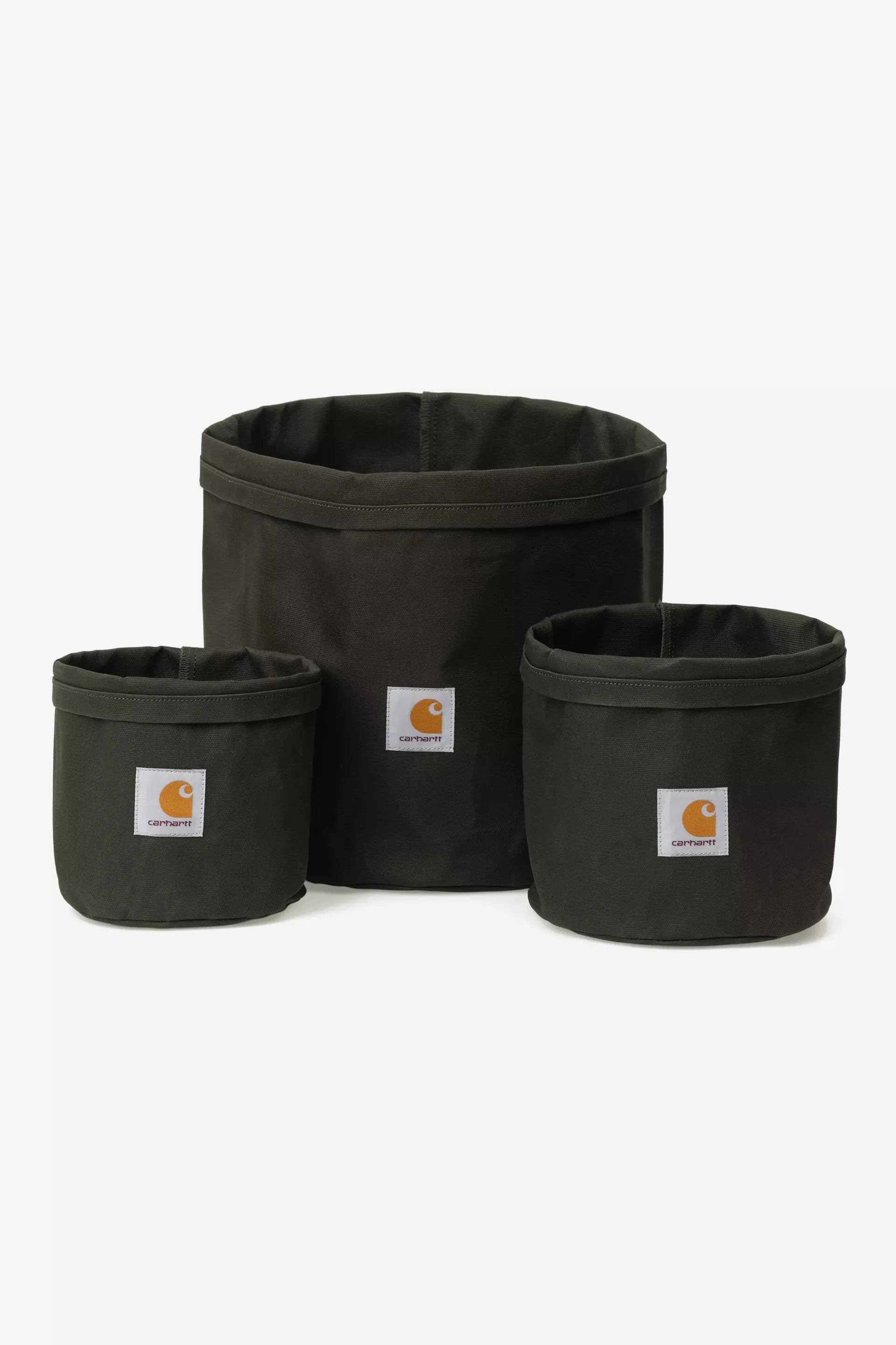 Canvas Planter Set Olive