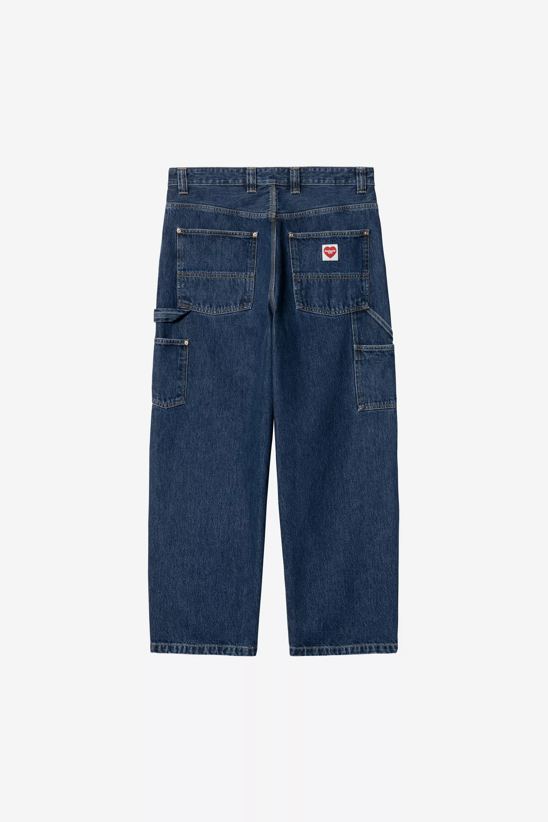 Nash Double Knee Pant Blue Stone washed