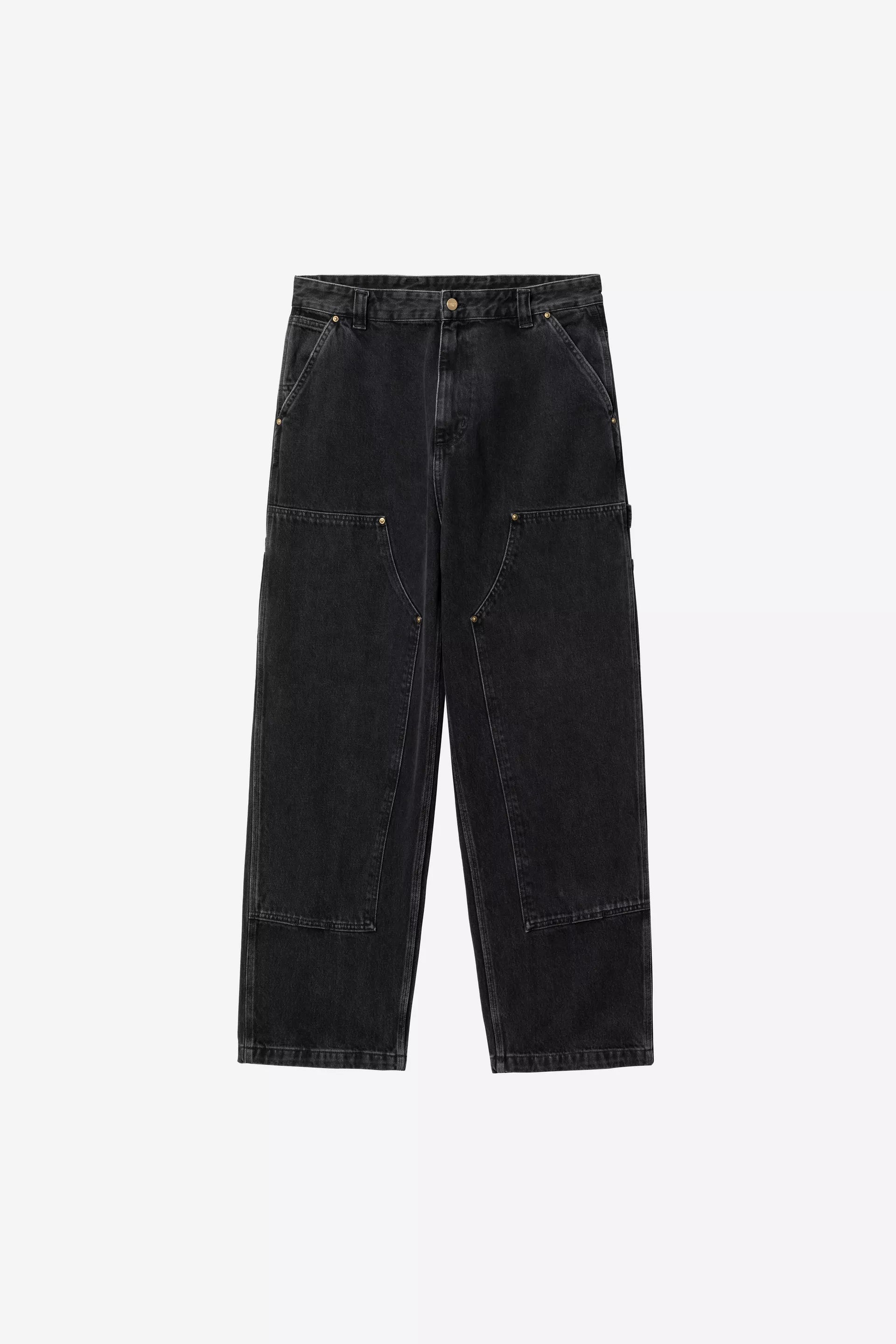 Nash Double Knee Pant Black