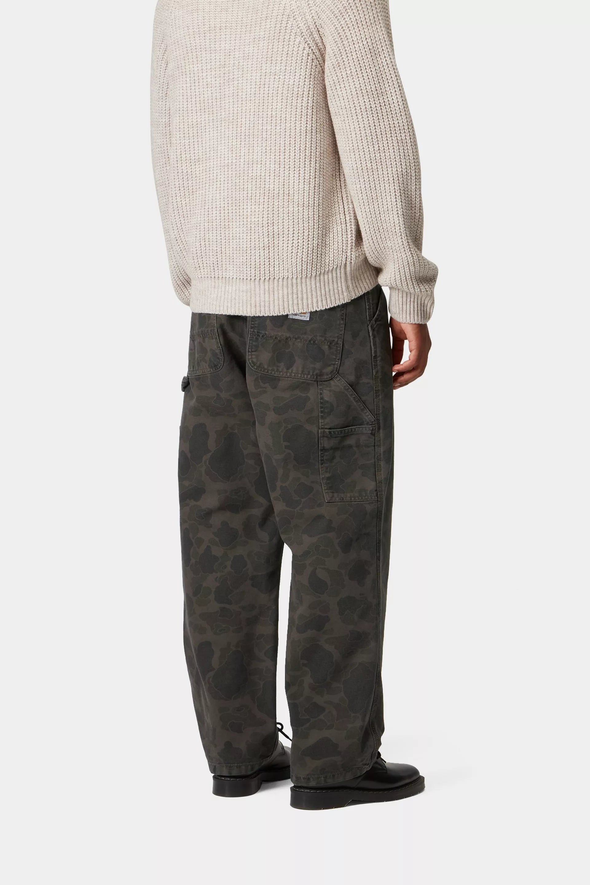 Duck Single Knee Pant Camo Duck, Green / Porphyry