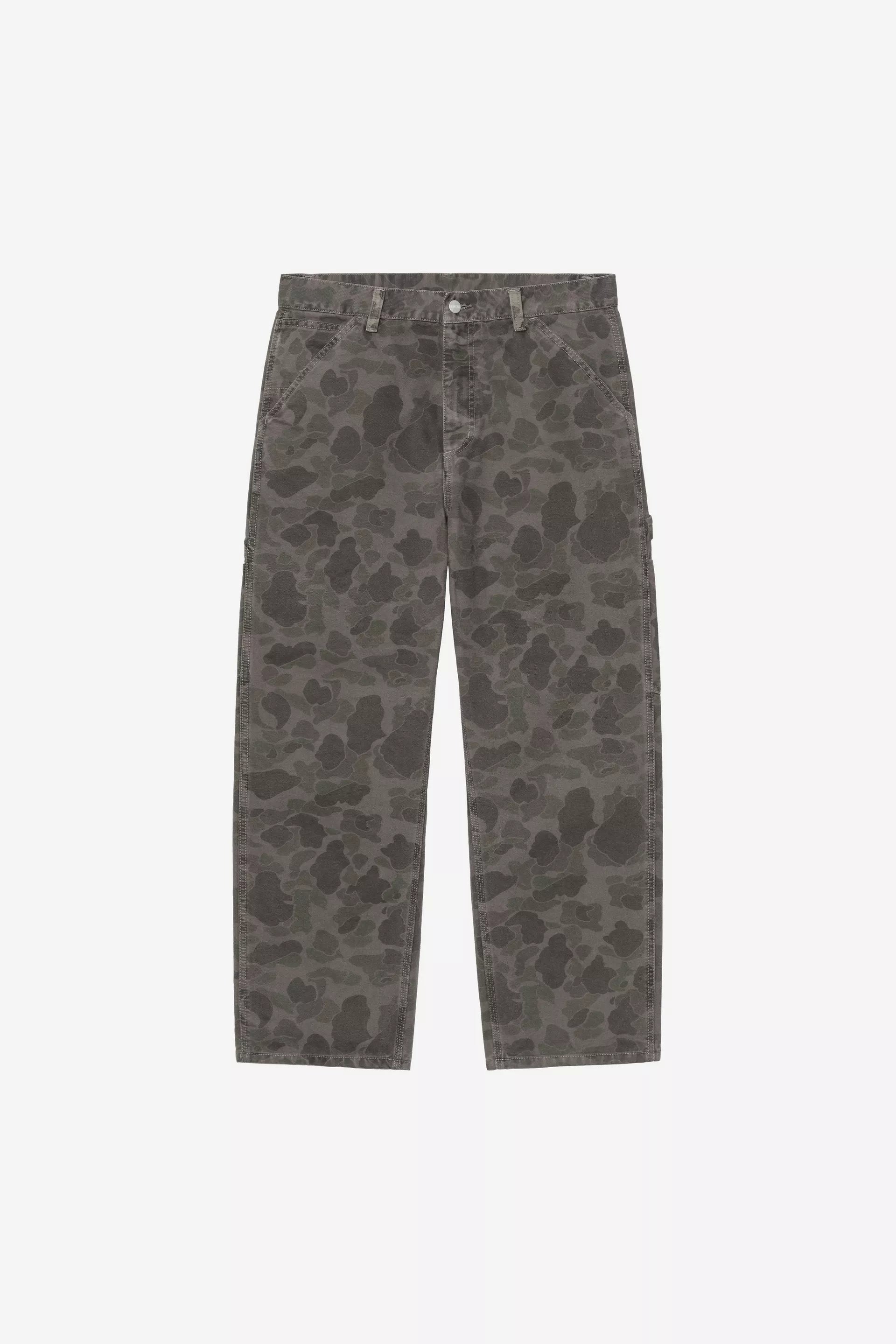 Duck Single Knee Pant Camo Duck, Green / Porphyry